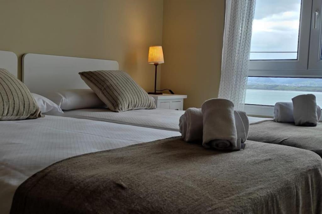 C01A05 Precioso Apartamento Con Vistas Al Mar Santander Bagian luar foto