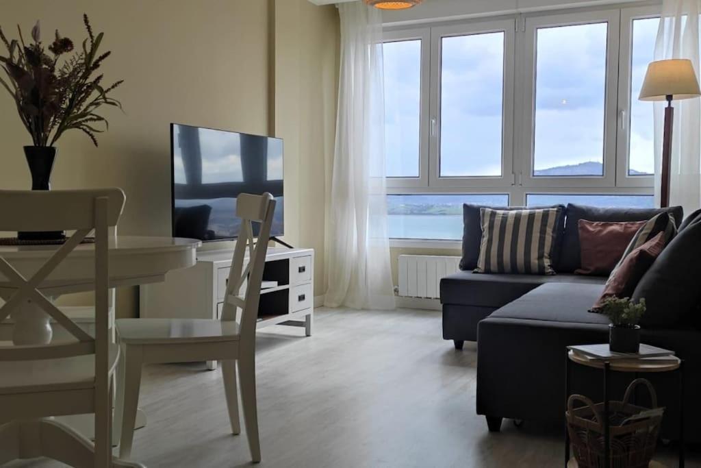 C01A05 Precioso Apartamento Con Vistas Al Mar Santander Bagian luar foto